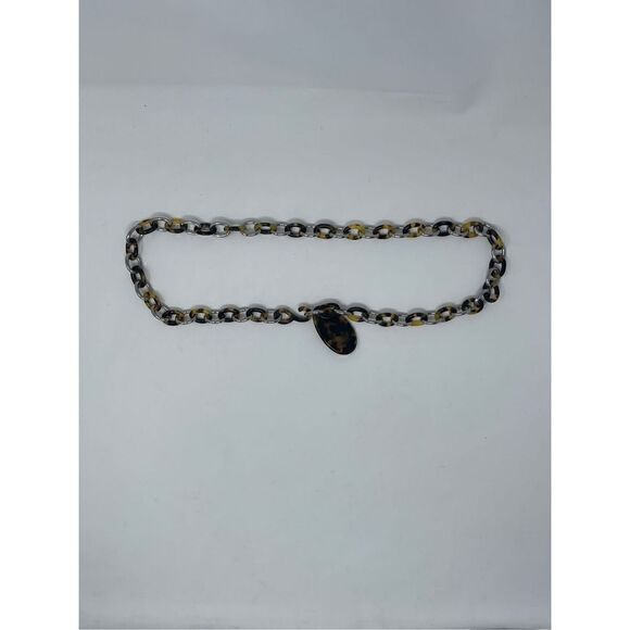 Faux Tortoise shell Link Belt 30 inch - Picture 1 of 3